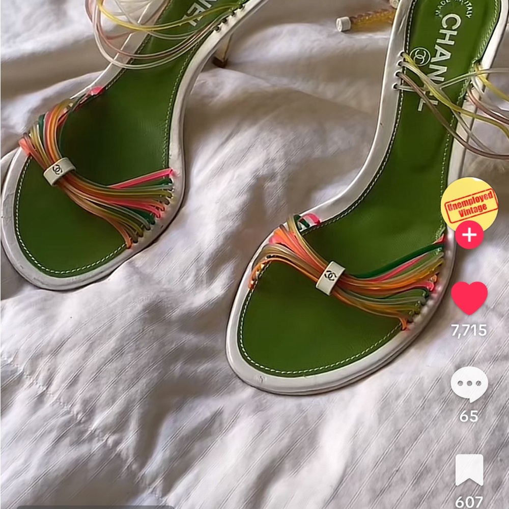 ❌LOOKING FOR❌ Chanel Multicolor Strappy Women's Sandals